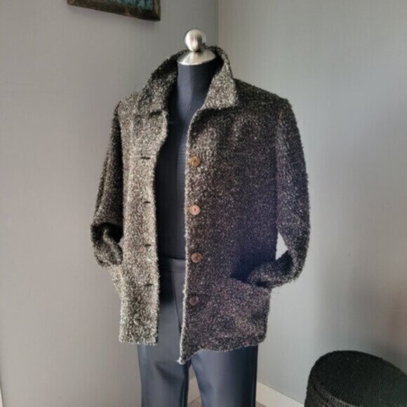 Vintage Wool Blend Blazer/ Coatigan Jacket Women’s Sz 10 - Picture 4 of 12